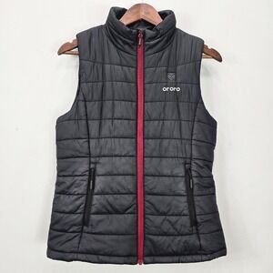 Ororo Heated Vest Womens Small Black Full Zip Insulated Puffer NO Battery
